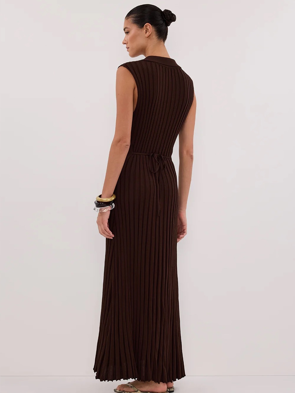 DISSH Hal Choc Sleeveless Knit Maxi Dress - Picture 4 of 4